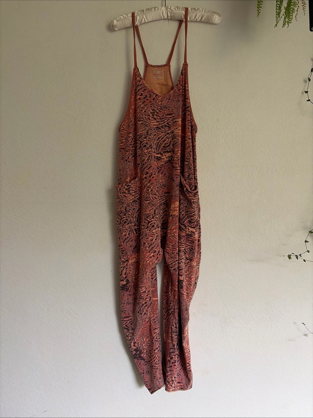 Free People Hot Shot Printed Romper Multi Color Abstract Animal Jungle SZ XS